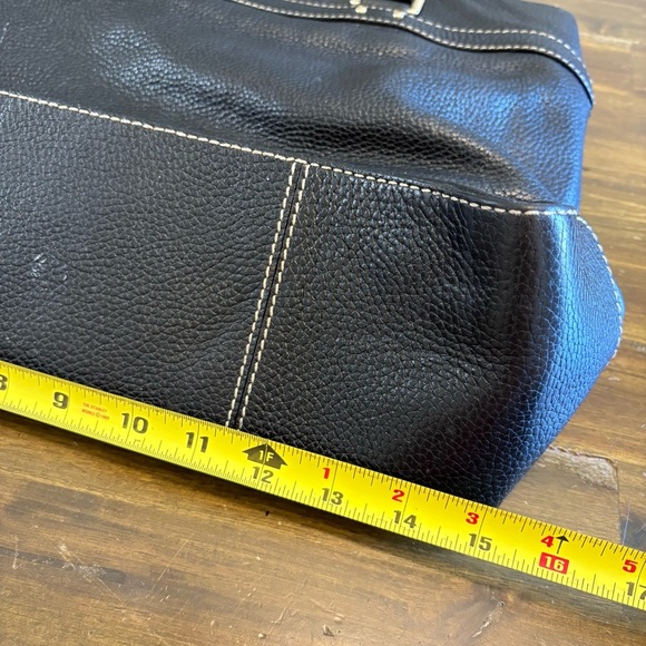 Kate Spade Blakely Andover Black Pebbled Leather Tote Shopper Travel Bag Large - Picture 7 of 12